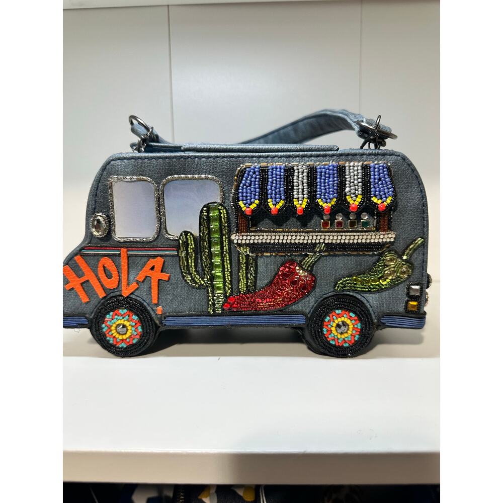 Mary Frances TACO 🌮 TRUCK Handbag. Unique and Rare!